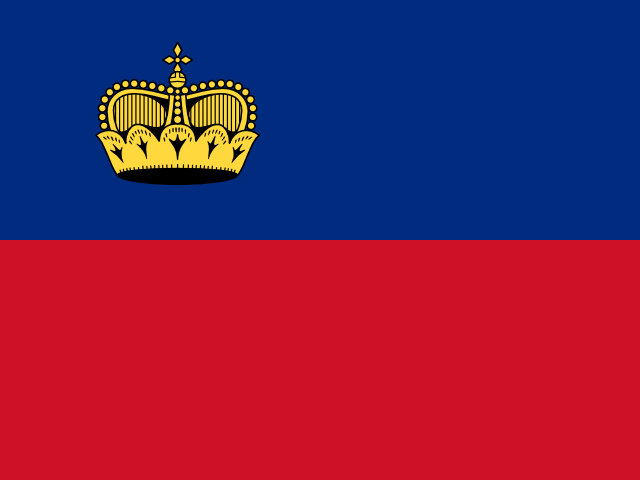 Flag Liechtenstein