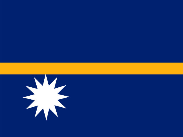 Flag Nauru