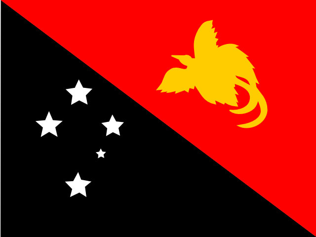 Flag Papua New Guinea