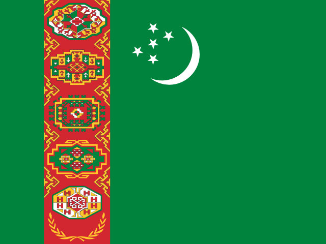 Flag Turkmenistan