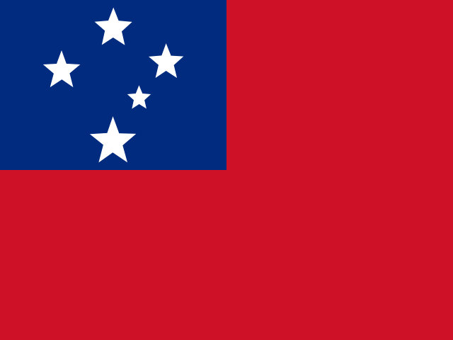 Flag Samoa